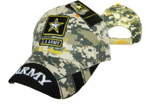 Officially Licensed U.S. Army Digital Camo Logo Cap