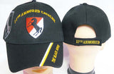 Officially Licensed 11th Armored Cavalry Emblem w/ Shadow Black Cap