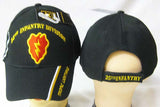 Officially Licensed 25th Infantry Division "Tropic Lightning" Black Cap