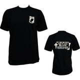 Officially Licensed POW/MIA "You Are Not Forgotten" Black Short Sleeve Shirt