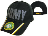 Officially Licensed U.S. Army with Army Emblem on Bill of Cap