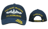 Officially Licensed U.S. Navy "The Best Marine is a Submarine" Cap