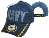 Officially Licensed U.S. Navy with Navy Emblem on Bill of Cap