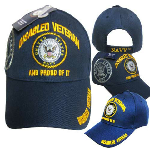 Officially Licensed US Navy Disabled Veteran Cap